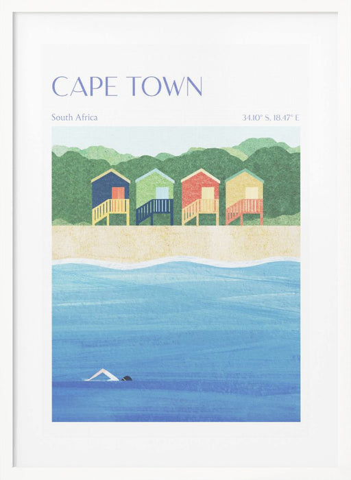 Cape Town, South Africa Framed Art Modern Wall Decor