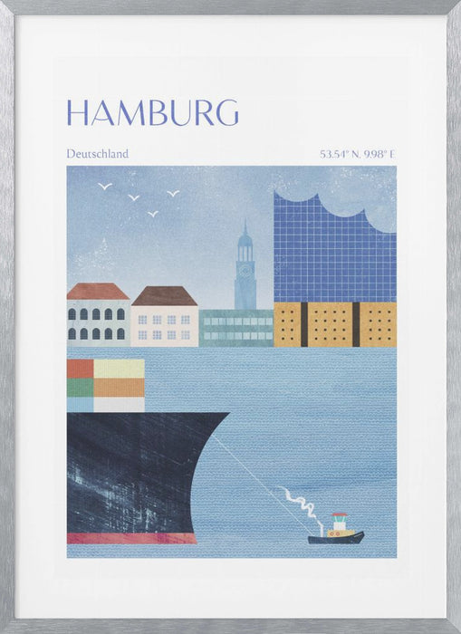 Hamburg, Germany Framed Art Wall Decor