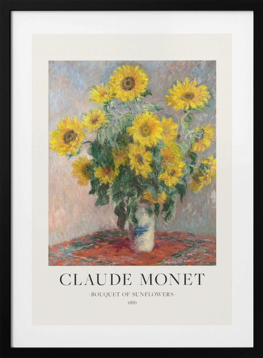 Bouquet Of Sunflowers Framed Art Wall Decor