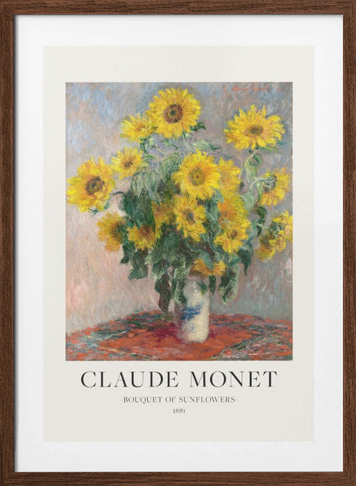 Bouquet Of Sunflowers Framed Art Wall Decor