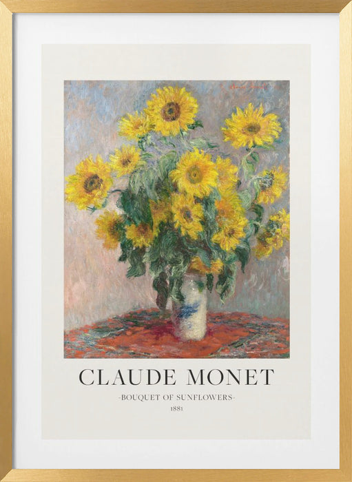 Bouquet Of Sunflowers Framed Art Wall Decor