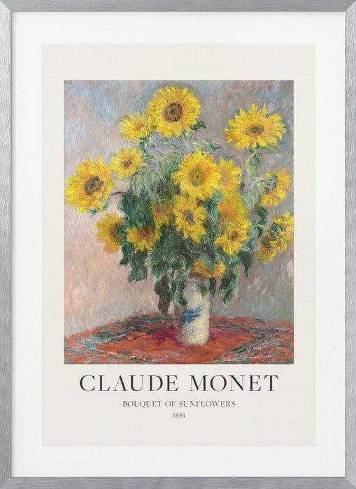 Bouquet Of Sunflowers Framed Art Wall Decor