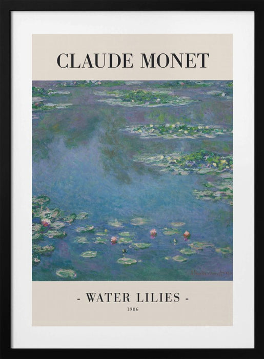 Water Lilies Framed Art Wall Decor