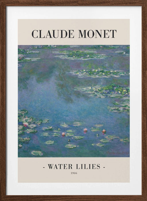 Water Lilies Framed Art Wall Decor