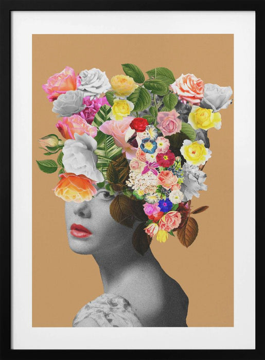 Floral portrait Framed Art Wall Decor