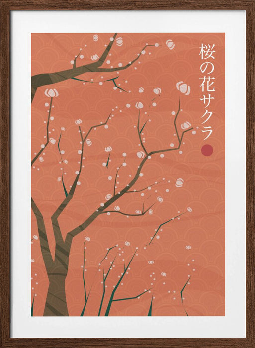 Sakura no hana Framed Art Modern Wall Decor