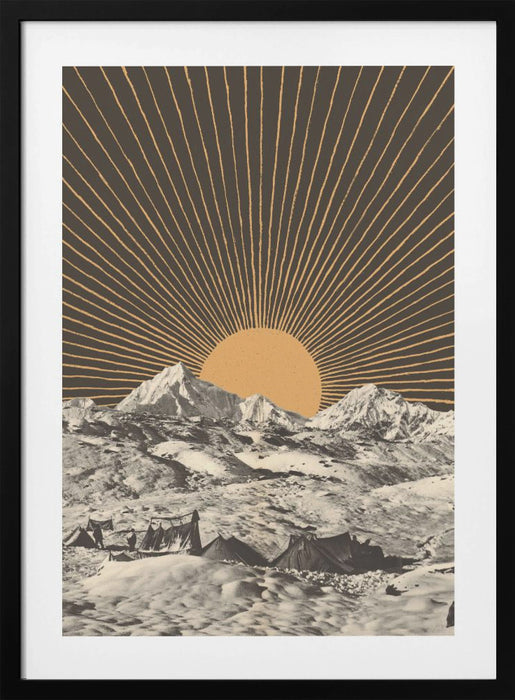 Mountainscape Nº6 Framed Art Modern Wall Decor