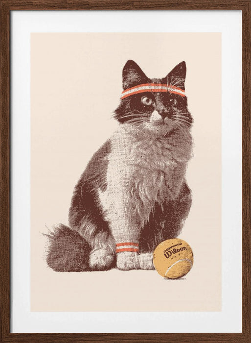 Chat Tennis Framed Art Wall Decor