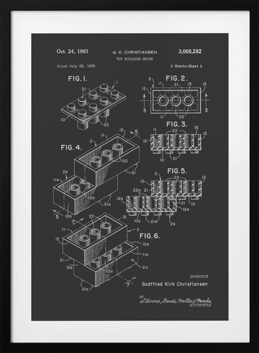 Lego Nº2 Framed Art Wall Decor