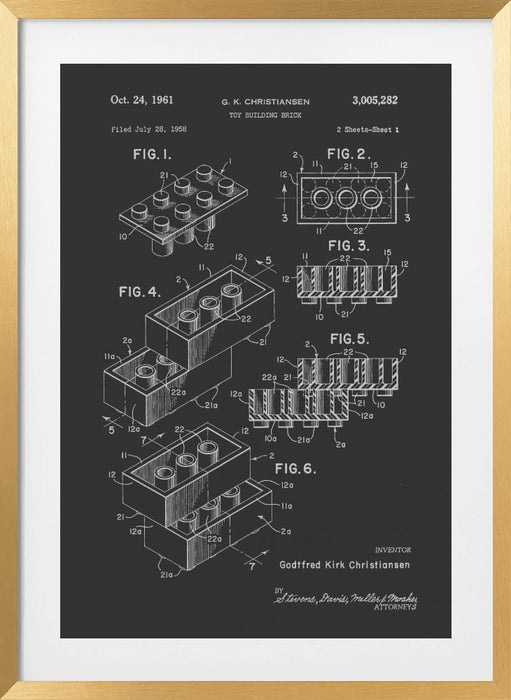 Lego Nº2 Framed Art Wall Decor