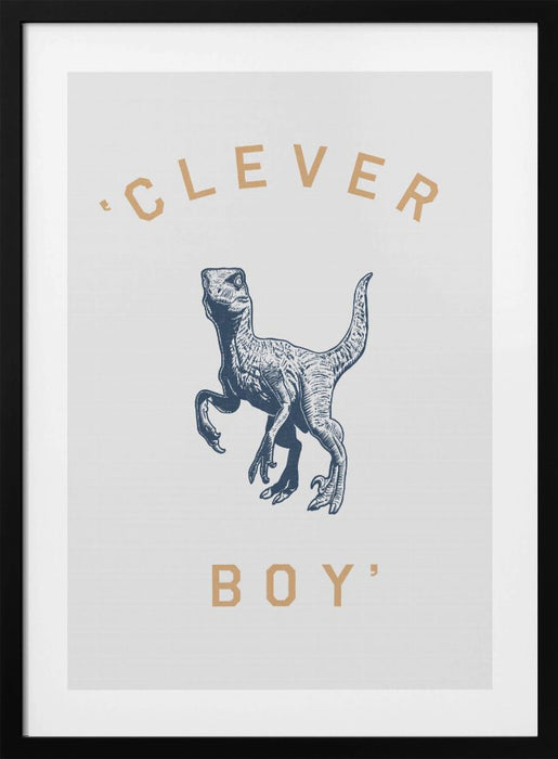 Clever Boy Framed Art Wall Decor