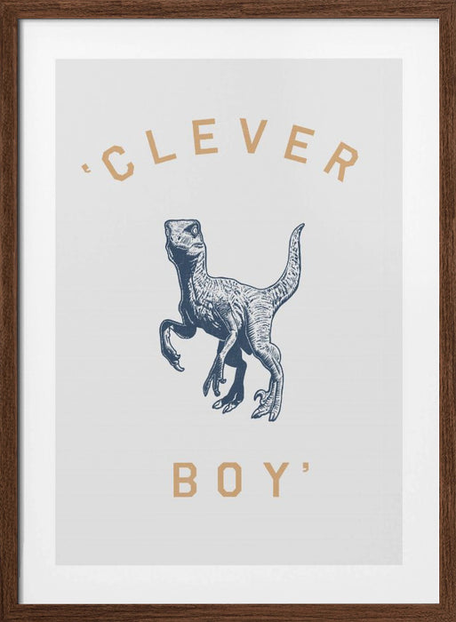 Clever Boy Framed Art Wall Decor