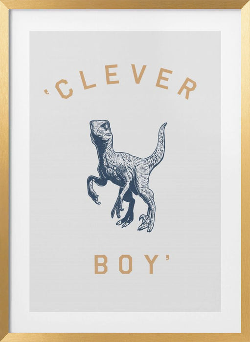 Clever Boy Framed Art Wall Decor