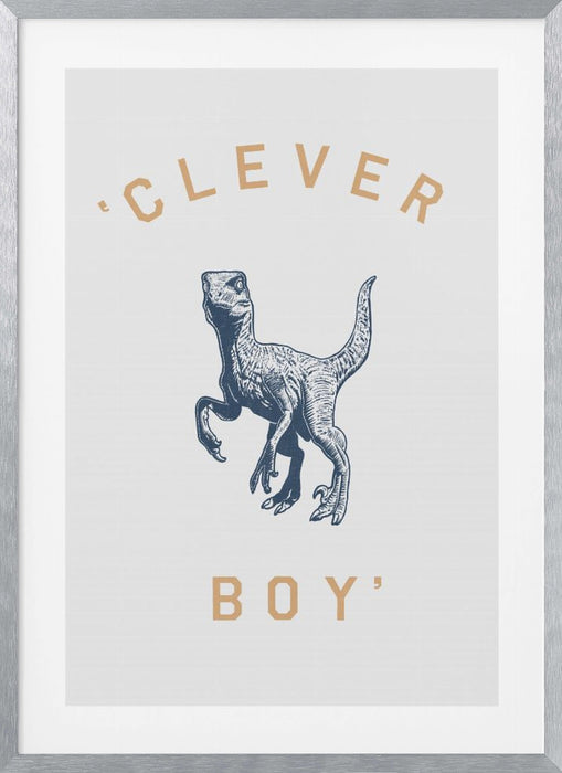 Clever Boy Framed Art Wall Decor