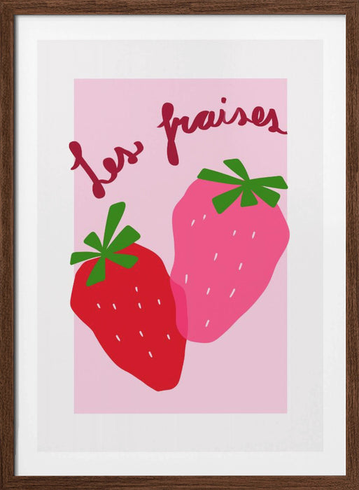 Les Fraises Framed Art Modern Wall Decor