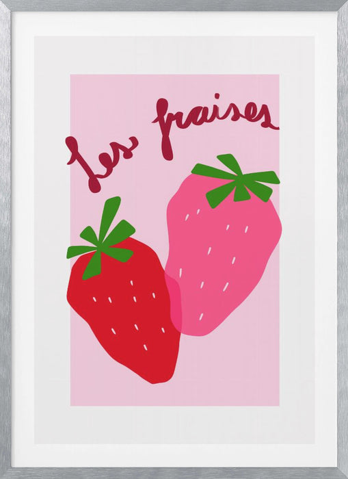 Les Fraises Framed Art Modern Wall Decor