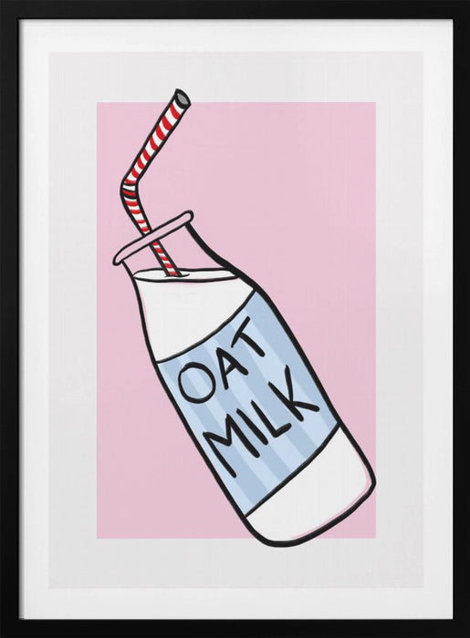 Oat Milk Framed Art Wall Decor