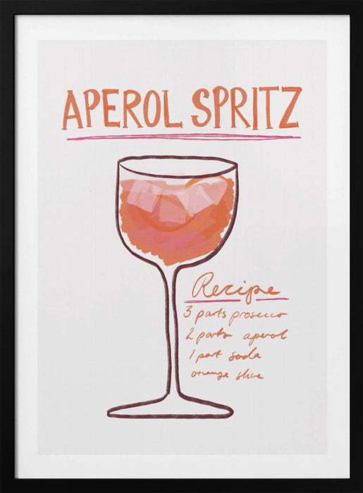 Aperol Spritz Framed Art Wall Decor