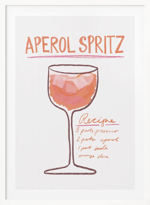 Aperol Spritz Framed Art Wall Decor