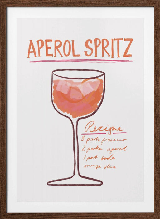 Aperol Spritz Framed Art Wall Decor