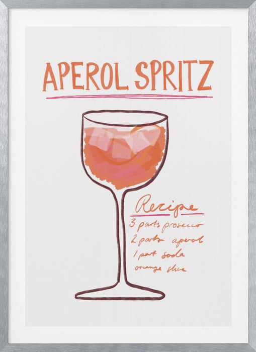 Aperol Spritz Framed Art Wall Decor