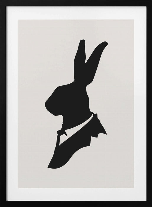 Monsieur Lapin Framed Art Wall Decor