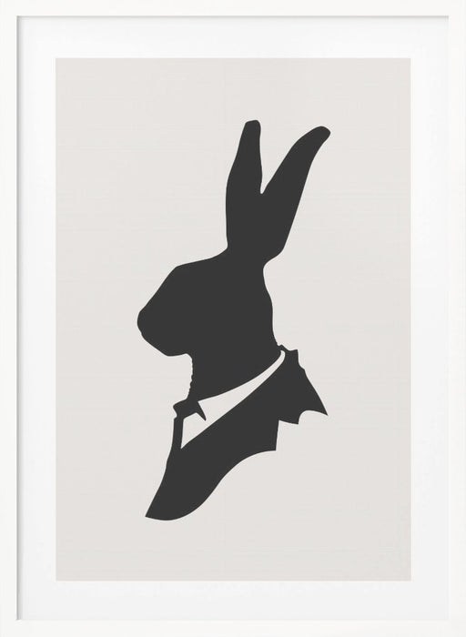 Monsieur Lapin Framed Art Wall Decor