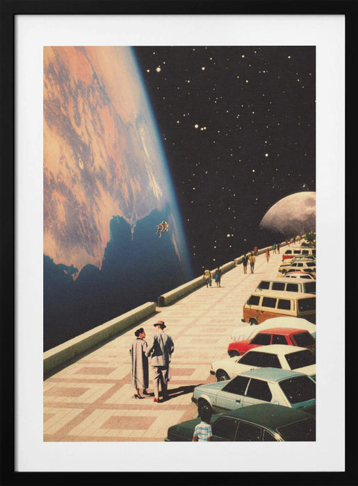 Space Promenade Framed Art Modern Wall Decor