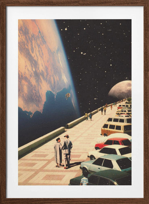 Space Promenade Framed Art Modern Wall Decor