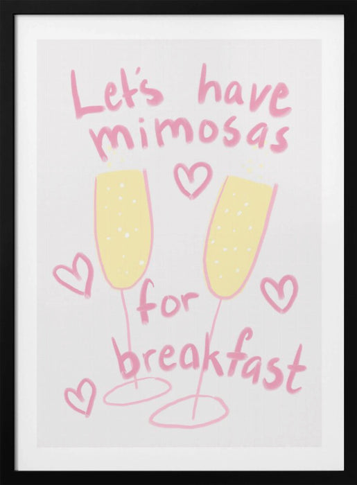 Mimosas Framed Art Wall Decor