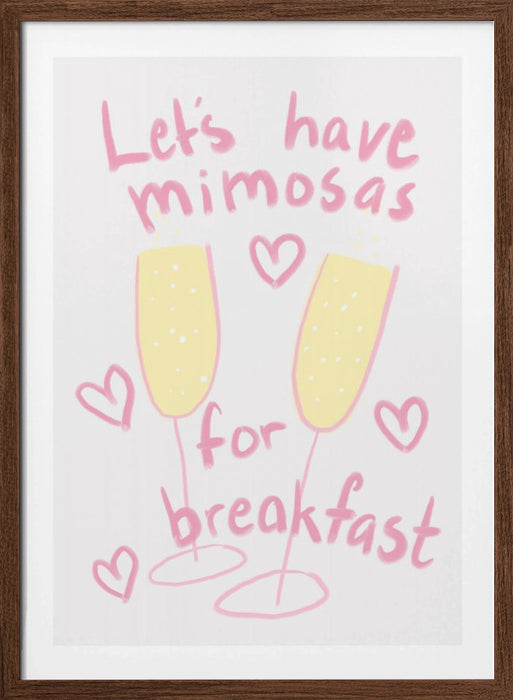 Mimosas Framed Art Wall Decor