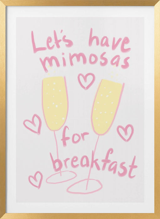 Mimosas Framed Art Wall Decor