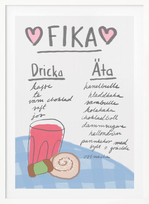 Fika Framed Art Modern Wall Decor