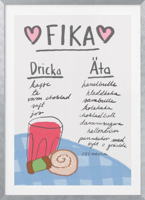 Fika Framed Art Modern Wall Decor