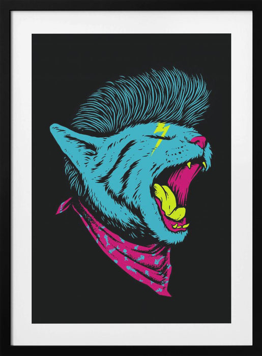 The Killer Cat Framed Art Wall Decor