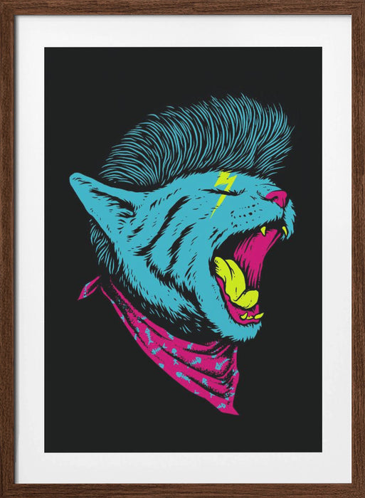 The Killer Cat Framed Art Wall Decor