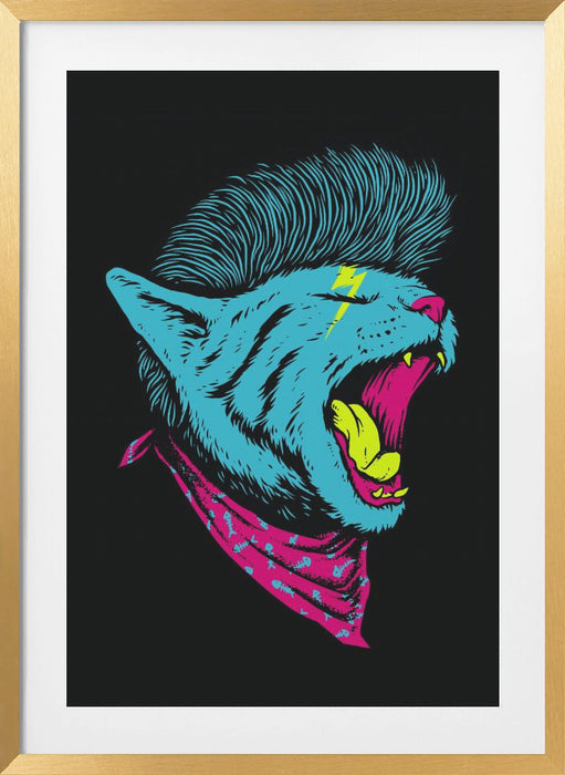 The Killer Cat Framed Art Wall Decor