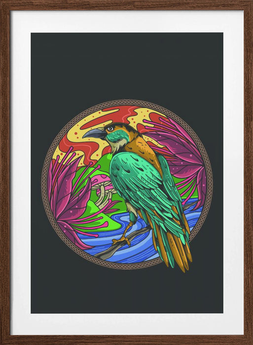 The Wise Crow Framed Art Wall Decor