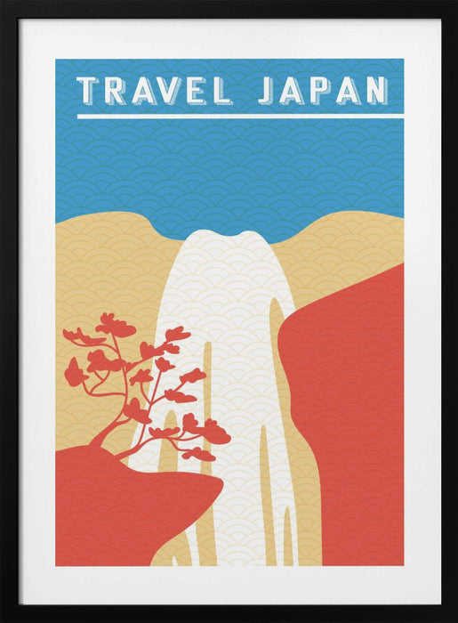 Traval Japan Minimilism I Framed Art Modern Wall Decor