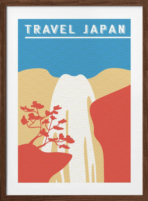 Traval Japan Minimilism I Framed Art Modern Wall Decor