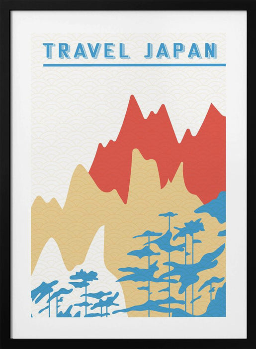 Traval Japan Minimilism Iii Framed Art Modern Wall Decor