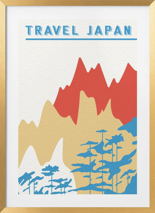 Traval Japan Minimilism Iii Framed Art Modern Wall Decor