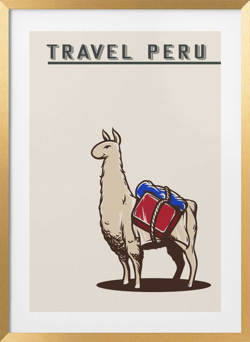 Travel Peru Framed Art Wall Decor