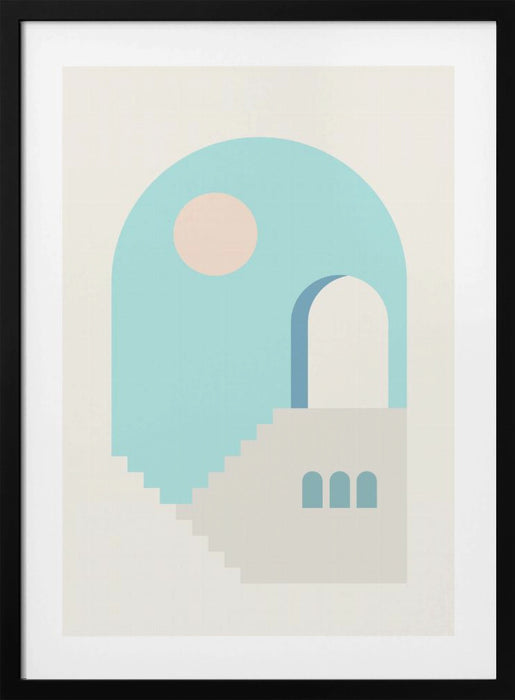 Minimal Architecture #1 Framed Art Modern Wall Decor