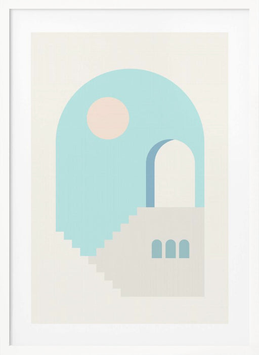 Minimal Architecture #1 Framed Art Modern Wall Decor