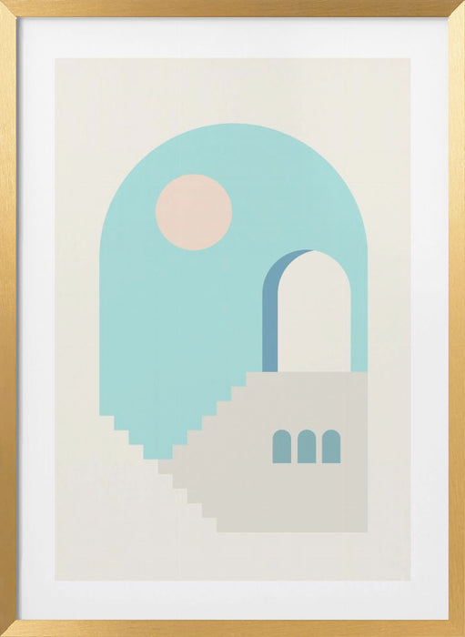 Minimal Architecture #1 Framed Art Modern Wall Decor