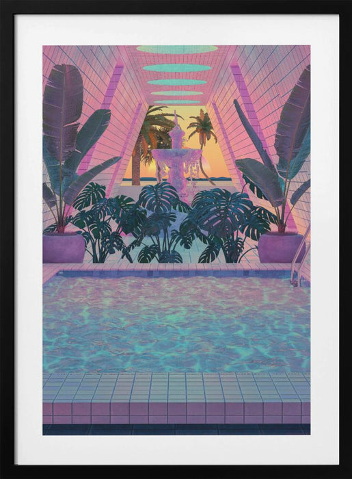 VaporPool Framed Art Modern Wall Decor