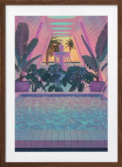 VaporPool Framed Art Modern Wall Decor