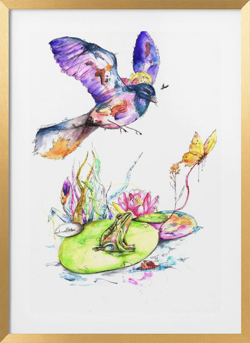 Thumbelina Framed Art Wall Decor