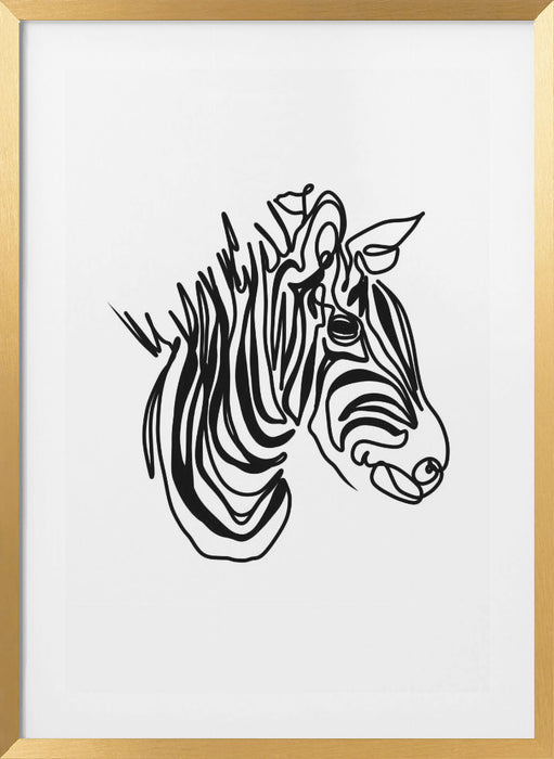 The Zebra Framed Art Wall Decor